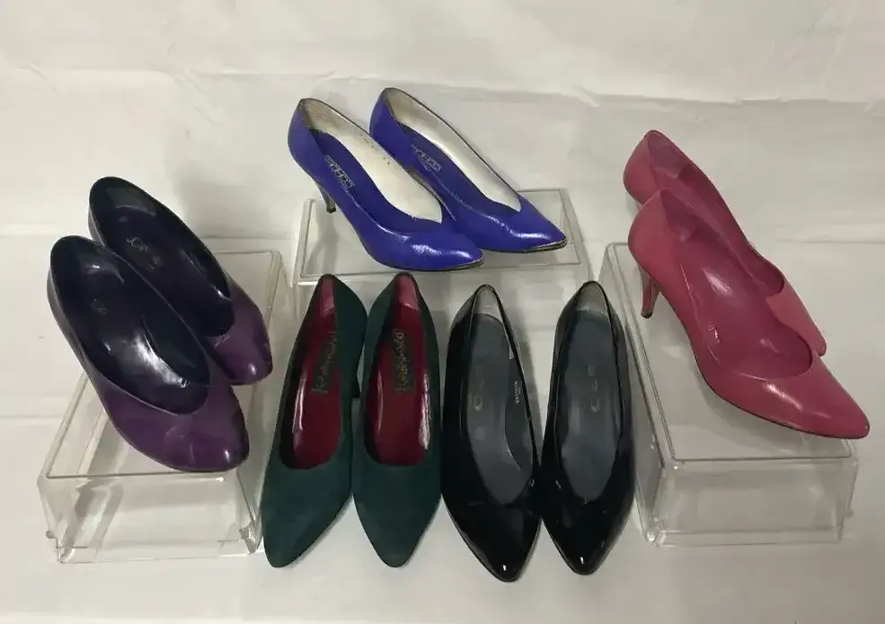 (5) Pairs of Vintage High Heels- Lot #3