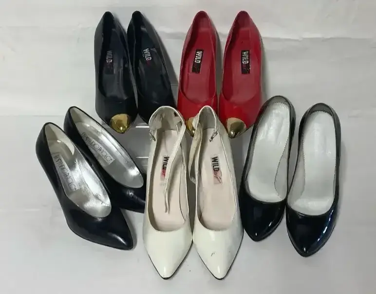 (5) Pairs of Vintage High Heels- Lot #10