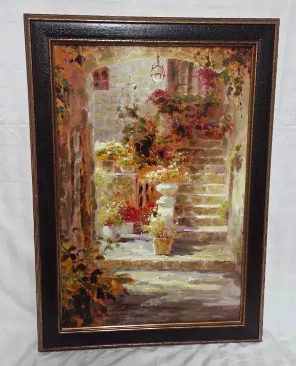 Large "Hacienda Stairway" Painting 
