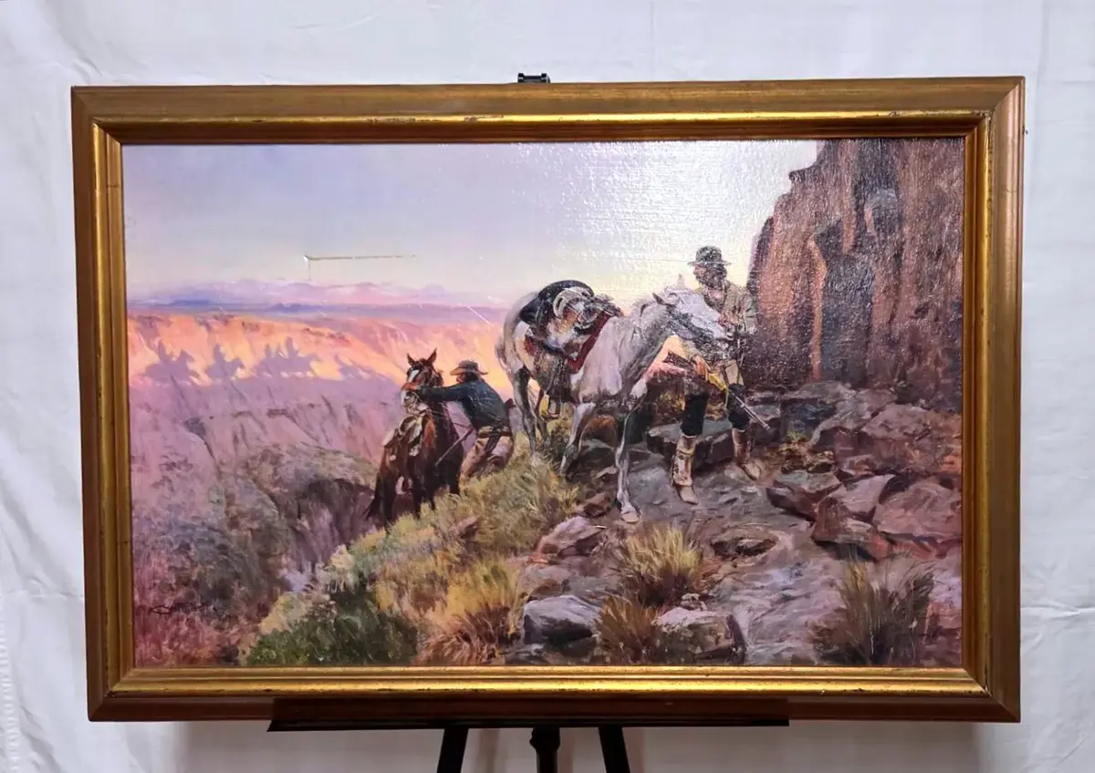 "When Shadows Hint Death" by Charles Russell 