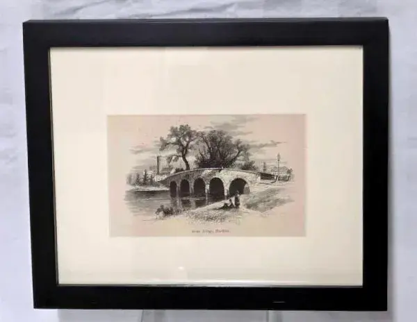 J. Douglas Woodward "Stone Bridge, Hartford " Print