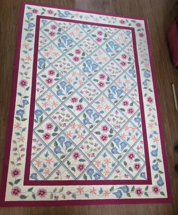 6ft X 8.5ft Floral Area Rug