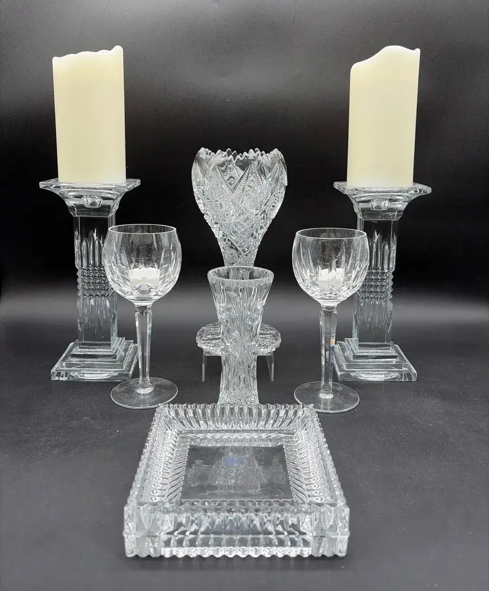Cut Crystal Glassware 