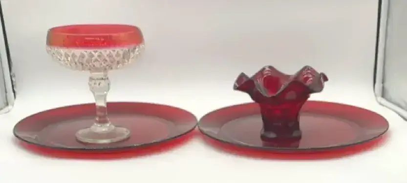Vintage Ruby Red Glass Items