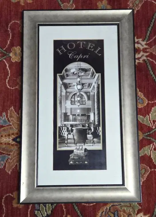 "Hotel Capri" Framed Print 