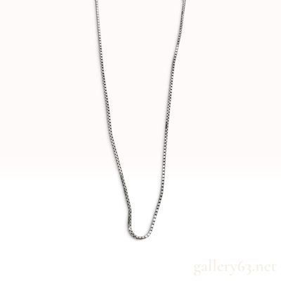Pt850 Platinum Adjustable Box Chain Necklace