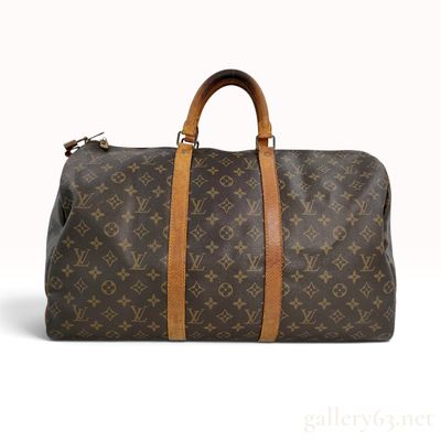 Vintage Louis Vuitton Monogram Keepall 55 Travel Bag