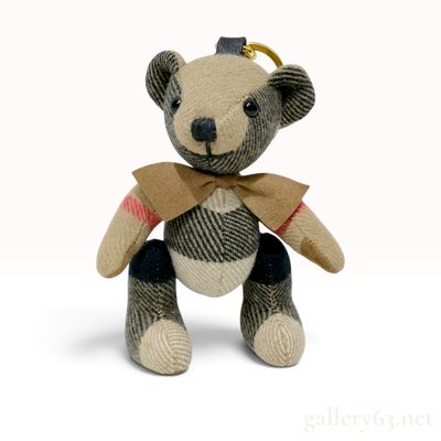 Burberry House Check Thomas Bear Charm with Box