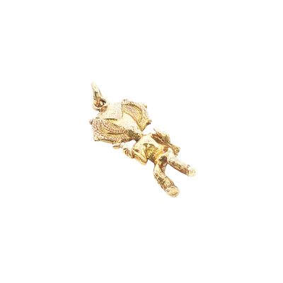 14K Gold Figure with Headdress Charm