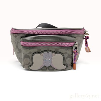 I Love You Dumbo! Disney x Coach Belt Bag in Signature Canvas