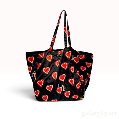 Prada I Heart Prada Nylon Tote Bag