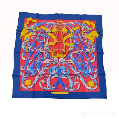 Hermes Le Mors A La Conetable Silk Carre 90 with Envelope