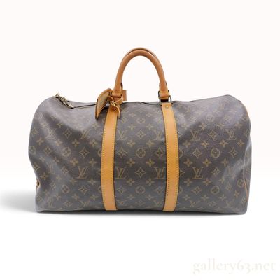 Vintage Louis Vuitton Monogram Keepall 55 Travel Bag