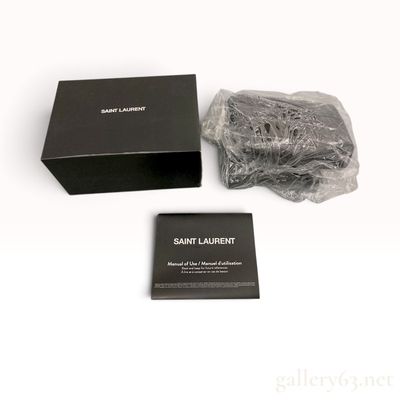Saint Laurent Black Inflatable Yoga Ball with Box