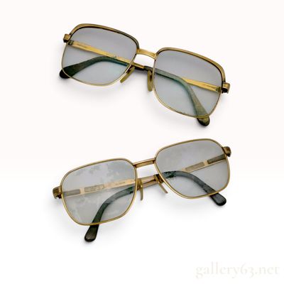 Two Vintage Burberrys and Krugerrand 12K Gold Filled Eyeglass Frames