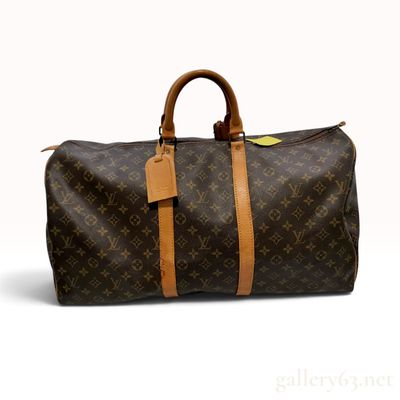 Vintage Louis Vuitton Monogram Keepall 55 Travel Bag