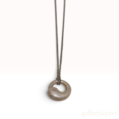 Tiffany & Co. Elsa Peretti Eternal Circle Sterling Silver Pendant Necklace