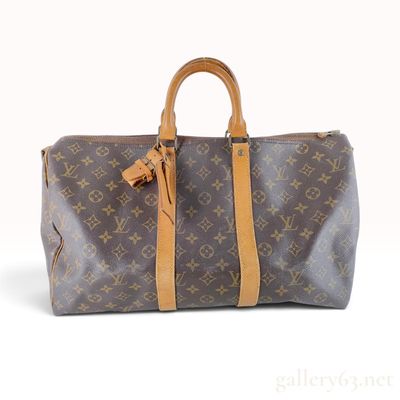 Vintage Louis Vuitton Monogram Keepall 55 Travel Bag