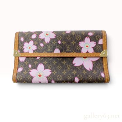 Louis Vuitton Monogram Cherry Blossom Portefeuille Tresor Wallet
