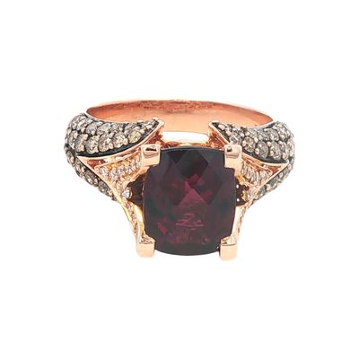 Le Vian 14K Rose Gold Garnet and Diamond Ring