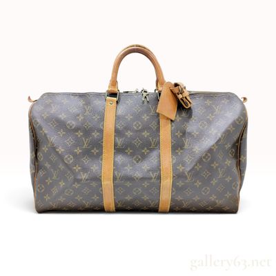 Vintage Louis Vuitton Monogram Keepall 55 Travel Bag