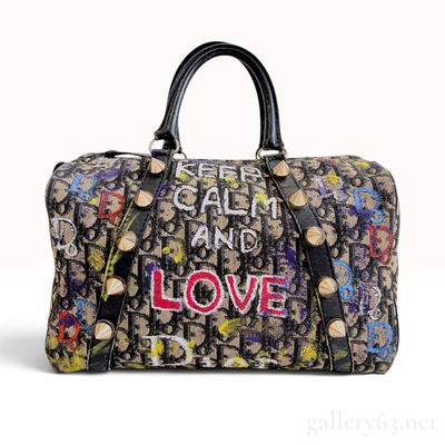 C. 2011 Millenial Christian Dior Monogram Canvas Bagages Boston Bag