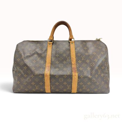 Louis Vuitton Monogram Keepall 55 Travel Bag