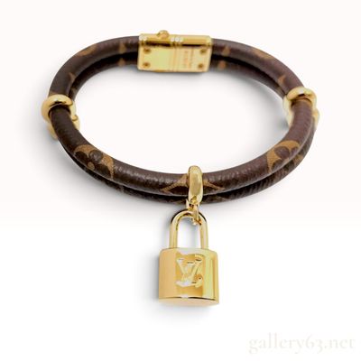 Louis Vuitton Keep It Twice Monogram Canvas Bracelet with Box