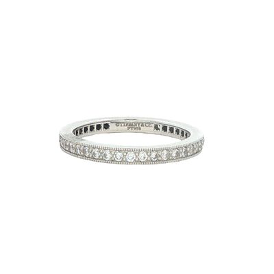 Tiffany & Co. Platinum Diamond Eternity Band Ring