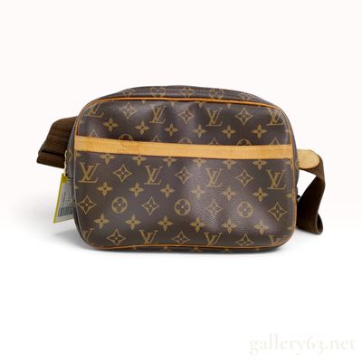 Louis Vuitton Monogram Reporter PM Brown Coated Canvas Crossbody Bag