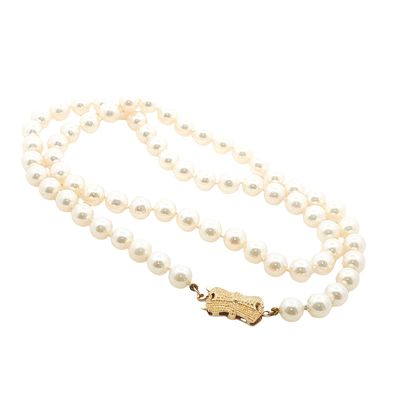 Mikimoto Akoya Pearl 19in Pearl Strand Necklace