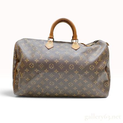 Vintage Louis Vuitton Monogram Speedy 40 Satchel Handbag