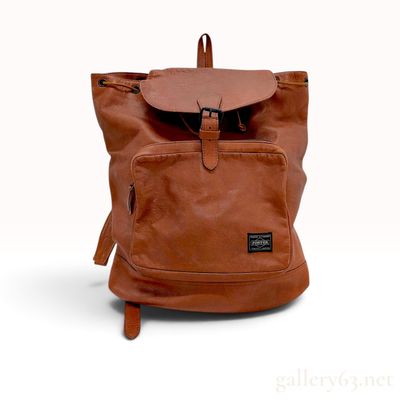 Porter Cortina Brown Leather Rucksack