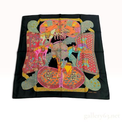 Hermes L'Art de la Steppe (Art of the Steppe) Silk Carre 90