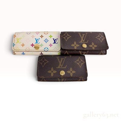 Louis Vuitton Monogram and Multicolore 4-Key Holder Trio