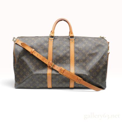 Vintage Louis Vuitton Keepall Bandouliere 55 Monogram Canvas Travel Bag