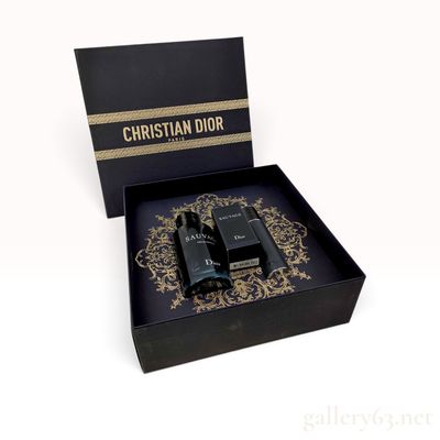 Christian Dior Sauvage Eau de Parfum Three Piece Gift Set with Box