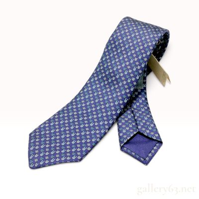 Hermes Animal Motif Silk Tie NWT with Box