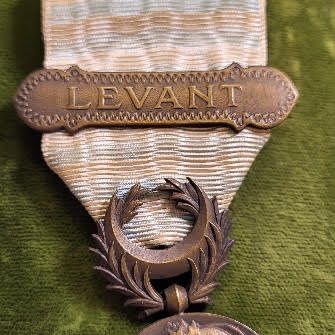 France WW1 levant medal w/ levant clasp 1918-21!