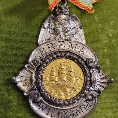 1900's Germany comm medal schlaraffia society
