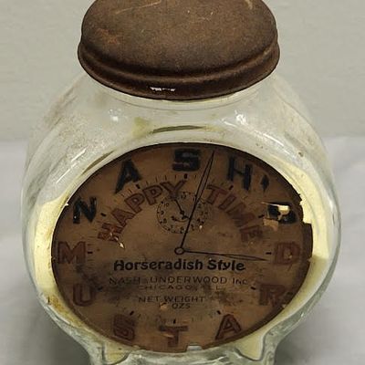 1940's nash's happy time mustard horseradish style
