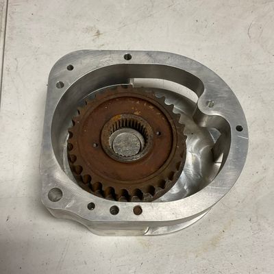 Two Piece Billet Aluminum Transfer Case Adapter Housing and Steel Drive Gear for Atlas Transfer Case