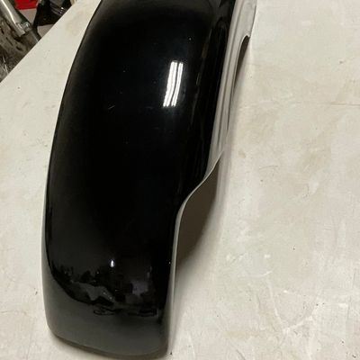 A Gloss Black Motorcycle Fender