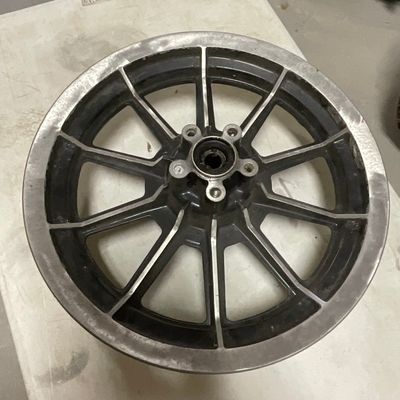 Single 7-Spoke Cast Aluminum 16 Inch Motorcycle Wheel