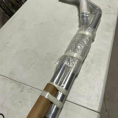 A Set of Two Chrome V-Twin Motorcycle Exhaust Headers