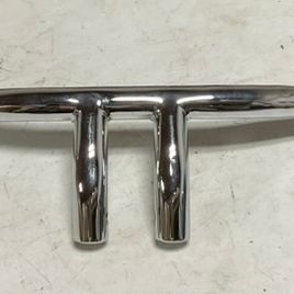 Chrome-Plated Steel T-Bar Motorcycle Handlebars with Integrated Risers