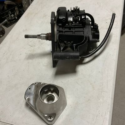 Motorcycle Transmission Assembly with Side Cover
