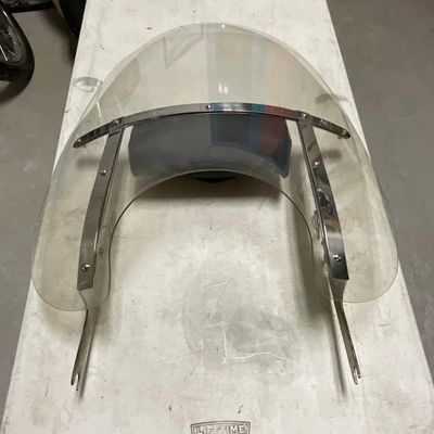 One Harley-Davidson Detachable Motorcycle Windshield with Integrated Pouch