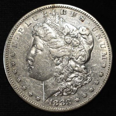 1883-S MORGAN DOLLAR CH AU