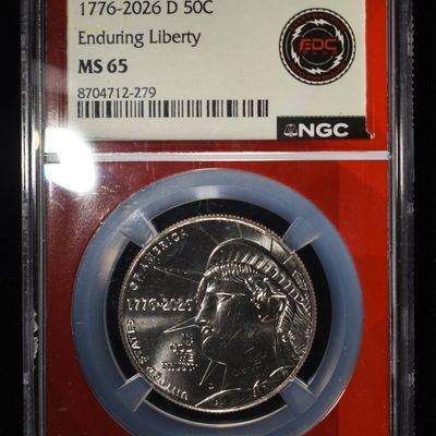 1776-2026-D ENDURING LIBERTY 50C NGC MS65